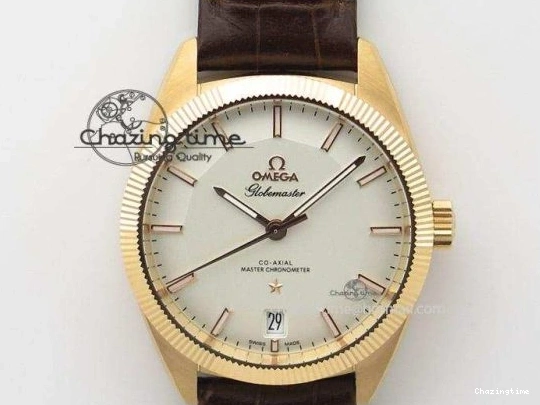 0308 MoistureWicking De Ville Chronograph SS OMF 1:1 Best Edition Blue Dial On Blue Leather Strap A 8110